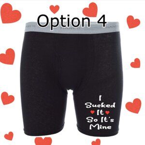 Personalized Men’s Underwear – Funny 'I Sucked It So It's Mine, Husband gift